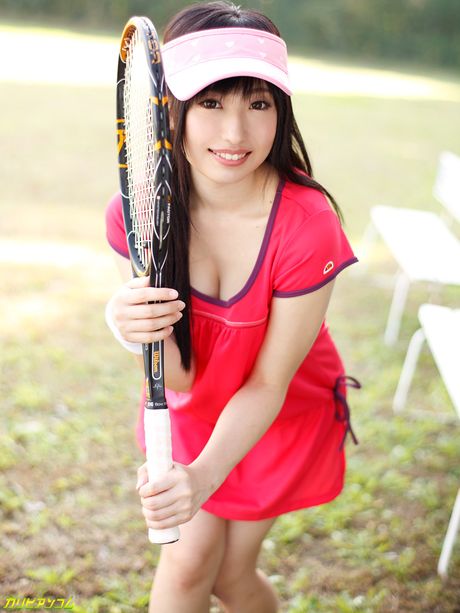 Arisa Cute Tennise player gets 2 huge dick