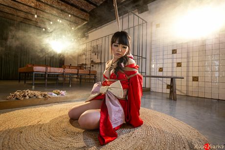 Asian teen amateur girl strips and shows her hot ass and tits in a solo