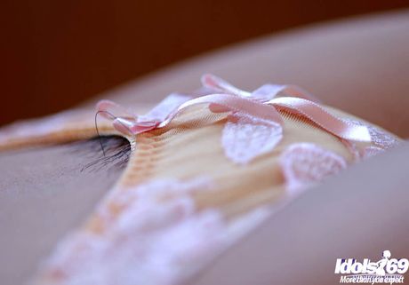 Luscious japanese youthful Asuka Kyono exhibits tiny tits and sexy ass